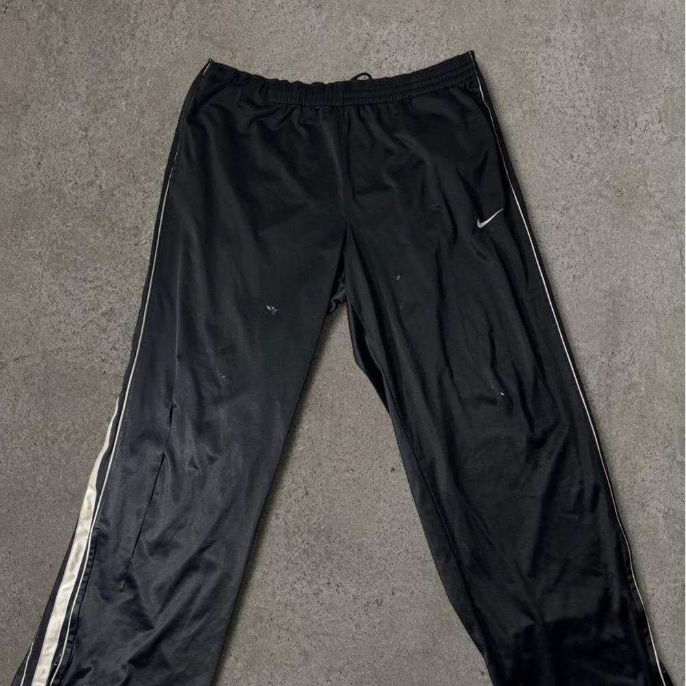 y2k nike baggy nylon athletic sweat pants